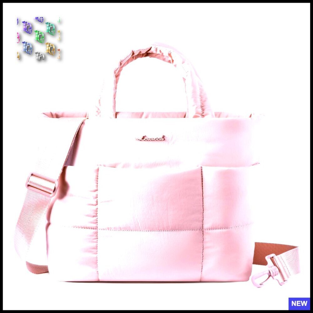 Puffer Tote Bag Mini Crossbody Satchel Soft Lightweight Water-Resistant Women's